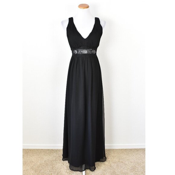 Aidan Mattox Dresses & Skirts - Aidan Mattox Silk Chiffon Lace Waist Formal Gown - 10